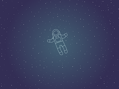 Space astronaut flat galaxy gradient graphic icon illustration logo space stars vector wallpaper