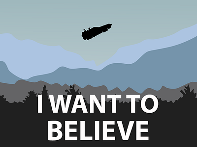 I want to believe