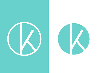 k monogram logo