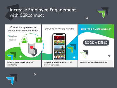 CSRconnect Linkedin Ads branding design digital marketing graphic design