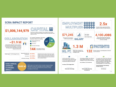 SCRA Annual Report Graphics annual report branding design graphic design illustration infographic print publication design