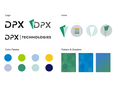 DPX Rebrand branding design graphic design icon illustration logo science and technology vector