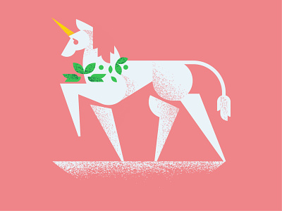 Unicorn animal fantasy horse illustration pink unicorn