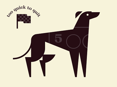 Greyhound dog flag greyhound hound race sport