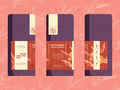 Blue Willow Tea Packaging