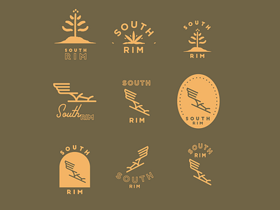 South Rim branding greek logo nature outdoors outside shoes texas wip workinprogress