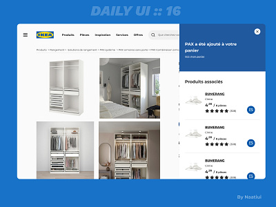 Pop-Up / Overlay - Daily UI 16 016 16 challenge dailyui design figma ikea interface ui ux web webdesign website