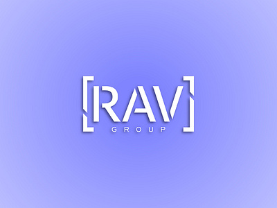 RAV group logo branding design illustration logo ui vector