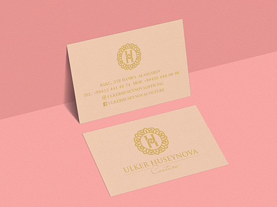 Ulker Huseynova Couture Visit Card