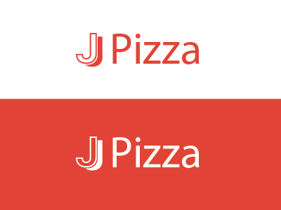 Day 13 - JJ Pizza challenge clean jj pizza logo pizza red simple thirty day