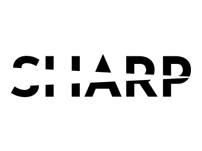 Day 16 - Sharp challenge clean knife logo negative space. point sharp simple thirty day