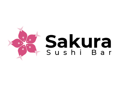Day 18 - Sakura challenge family fish hidden meanings logo negative space pink sakura sushi sushi bar thirty day together