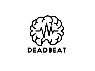 Day 23 - Deadbeat brain challenge day dead deadbeat equalizer logo music simple thirty zombie