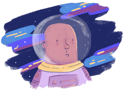 Moonlost astronaut astronomy character space