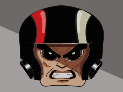 Lee Brawler angry baseball cartoon character illustration illustrative mascot