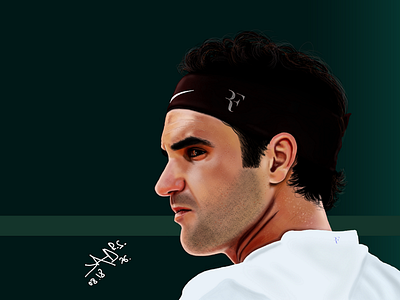 The Champion.Roger Federer