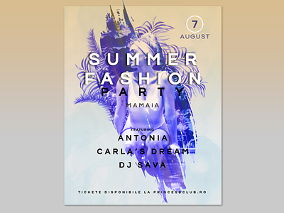 Fashion Summer Party Poster Concept