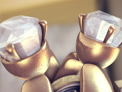 Don't tell the Bride Rings 3d after effects diamonds element 3d gold motion motion design ring