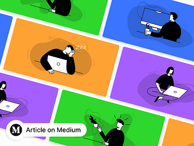 Illustrations for my medium article ✒