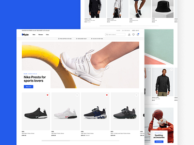 E-commerce home page 🛒