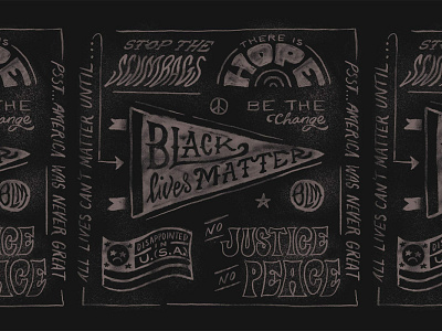 BLACK LIVES MATTER apparel design black lives matter blm grunge hand drawn hand lettering illustration procreate retro t shirt design typography vintage