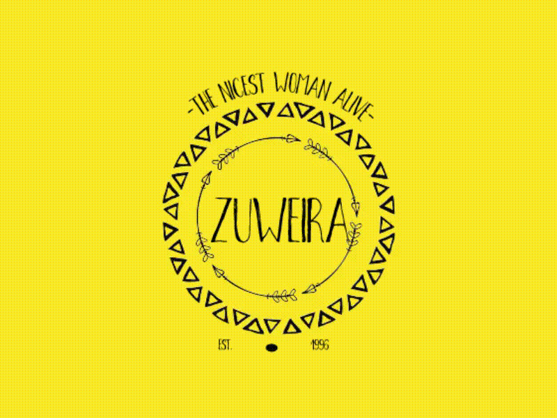 Zuweira animation dailylogochallange design handlettering illustration logo love