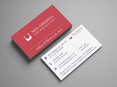 Mid-America Law Practice Business Card