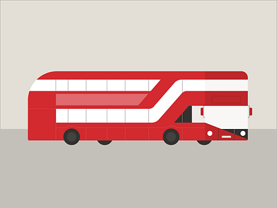 London bus art bus graphic illustration london mastercard routemaster uk vector