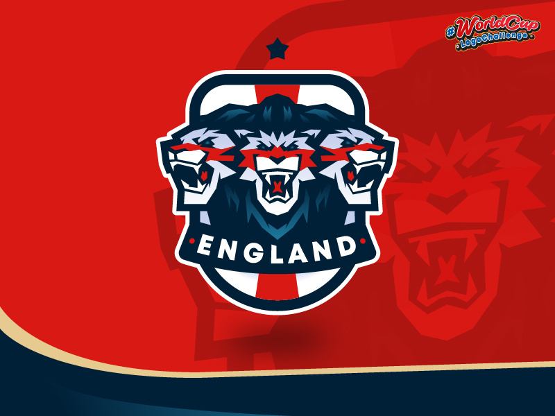 Redesign World Cup Logo Series : England by Gilang Bayu Rizkika on Dribbble