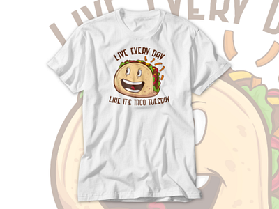 Tacos t-shirt design character design t shirt tacos