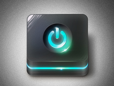 ICON Power design icon illustration photoshop