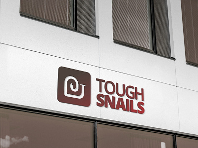 Tough Snails Mockup #1 clever cyber gradient illustrator logo minimal pun security simple visual