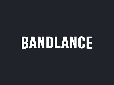 Bandlance v2 band bands black brand branding dark design graphic design green logo logo design logodesign microphone minimal modern typography vector