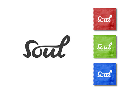 Soul beauty brand branding clean condom cosmetic design flat graphic design latex logo logo design lubricant minimal modern pleasure safety soul typography