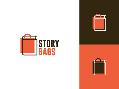 Story Bags bag bags book bookmark brand branding clean design graphic design logo logo design minimal modern retail story typography