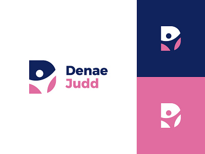 Denae Judd brand branding clean colorful design flat graphic design happy joy logo logo design minimal modern person typography