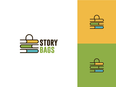 Story Bags v2 bags books brand branding clean design flat graphic design logo logo design minimal modern shop store story