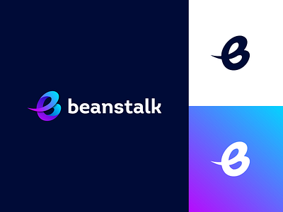 Beanstalk app application brand branding clean crypto cryptocurrency design flat graphic design logo logo design minimal modern trading