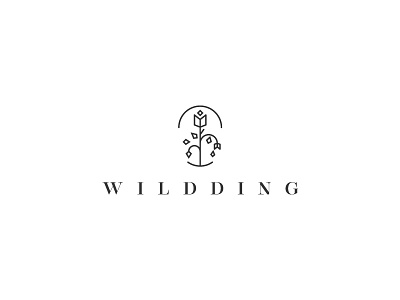 Wildding brand branding clean design graphic design logo logo design minimal