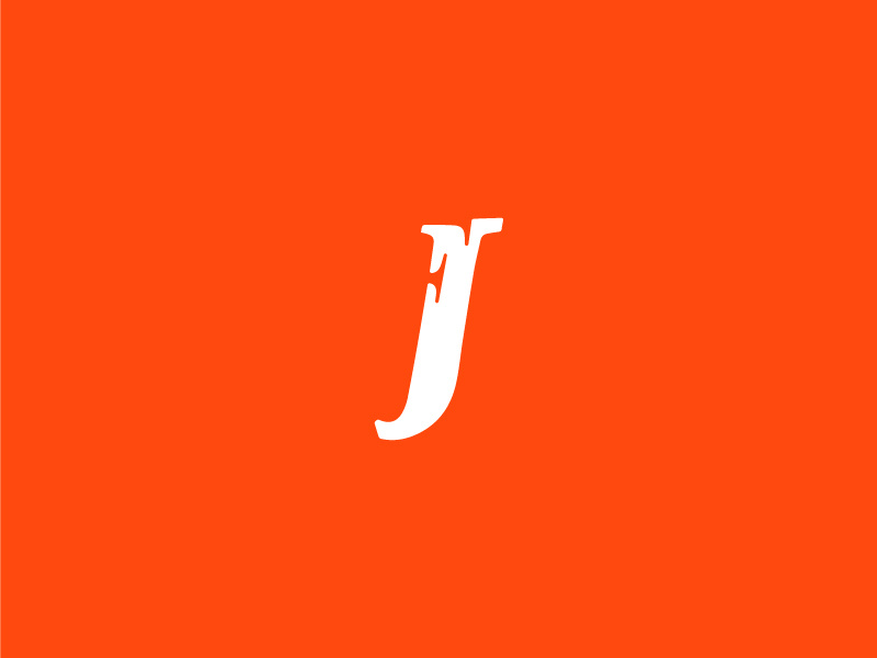 Fj Monogram typography icon vector monogram fj graphic design logo design modern flat clean branding brand logo minimal design