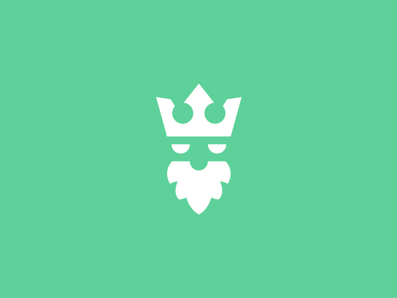 Angry King crown king illustration icon vector graphic design logo design modern flat clean logo branding brand minimal design