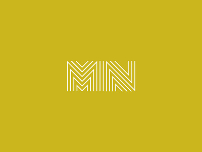 MN monogram brand branding letter letters logo logo design m minimal monogram monogram logo monograms n typography vector white yellow