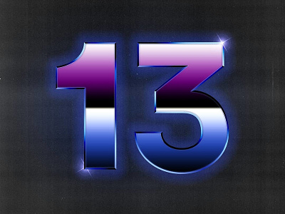 THETREIZE #2 3d branding creation design photoshop retro typography vaporwave