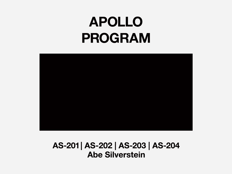 Abe Tee - Apollo Program abe silverstein apolo clothing design graphic design helvetica limited photoshop product tee