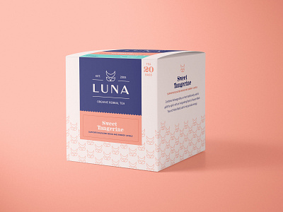 Luna Tea - Packaging brand brand identity branding icon identitydesign illustrator logo logodesign package packaging packagingpro pantone portfolio vector