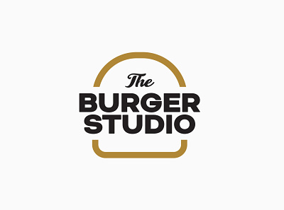 The Burger Studio branding burger logo burger restaurant design local restaurant logo logo minimal brand minimal logo restaurant logo