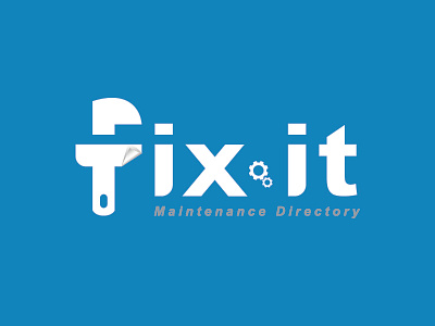 Fix It Logo brand branding fix it logo maintenance