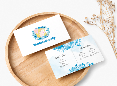 Kristabelbeauty Card branding graphic design logo