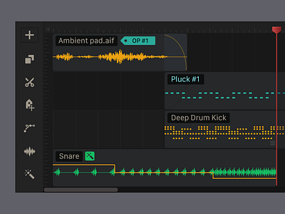 Phantom #004 audio daily daw digital edm music phantom progress project ui ux workstation