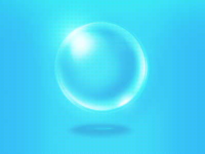 Blue bubble